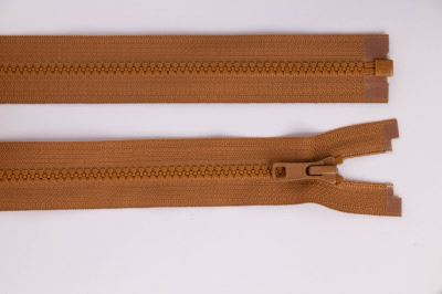 Zip YKK - kostený deliteľný - karamelová - 724