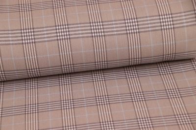 Tartan - skotská kostka - béžová (8)
