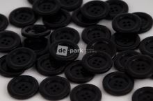 DE-PARK gombíky - 2cm - čierná - 999