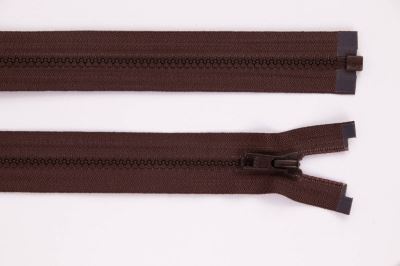 Zip YKK - kostěný dělitelný - čokoládově hnědá - 729