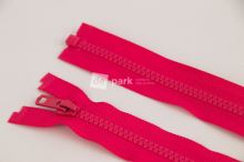Zip YKK - 50cm - sytě růžový dělitelný