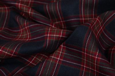 Tartan - skotská kostka - vínová (5)