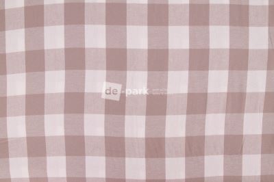 Flanel - Kocka - mocca (1)