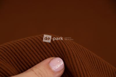 Teplákovina 3D - Stripe - světlá kaštanová - 1 ks - 0,80 m (4)