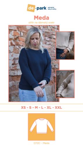 Papírový střih - Meda vel. XS-XXL