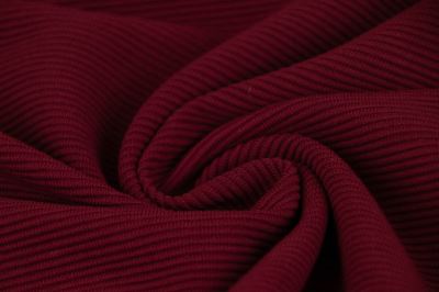 Teplákovina 3D - Stripe - burgundy (2)