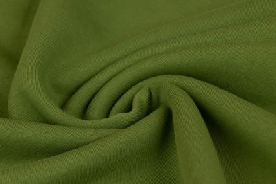 Počesaná teplákovina silná - matcha (3)