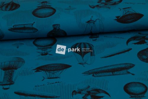 Úplet - Létající stroje  Karel Zeman - petrolejová - 568