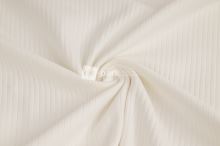 Žebrovaný úplet Mandy - přírodní bílá