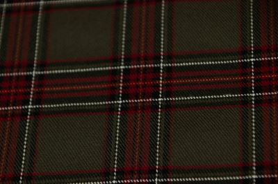 Tartan - skotská kostka - khaki (2)