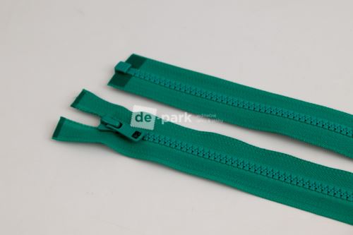 Zip YKK - kostěný dělitelný - tmavá smaragdová - 626