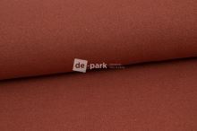 Třpytivá teplákovina - terakota - počesaná