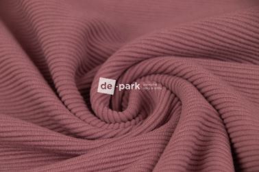 Teplákovina 3D - Stripe - tmavá starorůžová