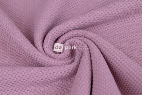 Teplákovina 3D - světlá starorůžová