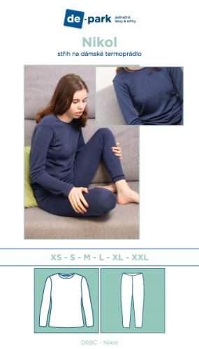 Papírový střih - Nikol vel. XS-XXL Papírový střih - Nikol vel. XS-XXL