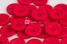 DE-PARK gombíky - 3cm - sytá ružová - 345
