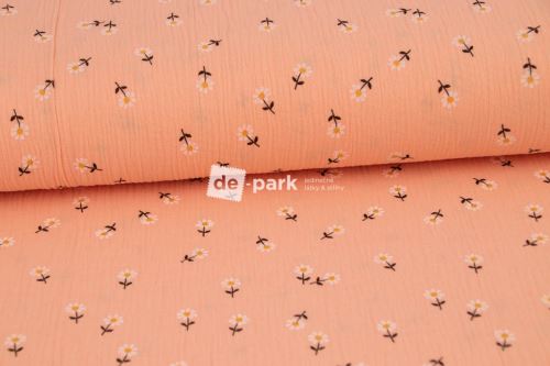 Gázovina - mušelín - Sedmikrásky