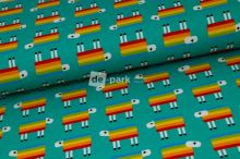 DESIGNED BY DE-PARK -  teplákovina Ovečky z Déčka  II. - mint