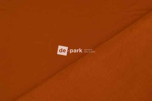 Počesaná teplákovina  - camel - 725