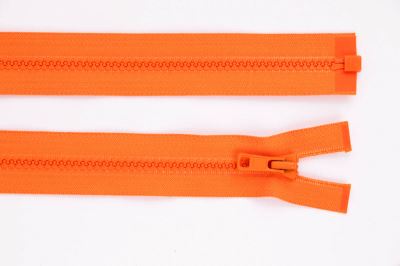 Zip YKK - kostený deliteľný - oranžová