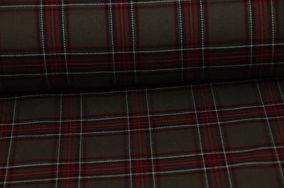 Tartan - skotská kostka - khaki