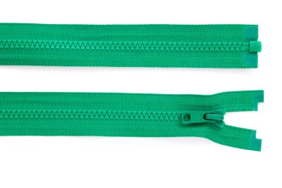 Zip YKK - kostený deliteľný - tmavá smaragdová - 626