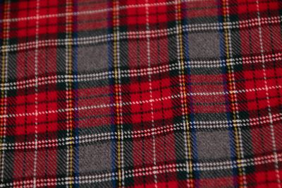 Tartan - skotská kostka - červená (3)