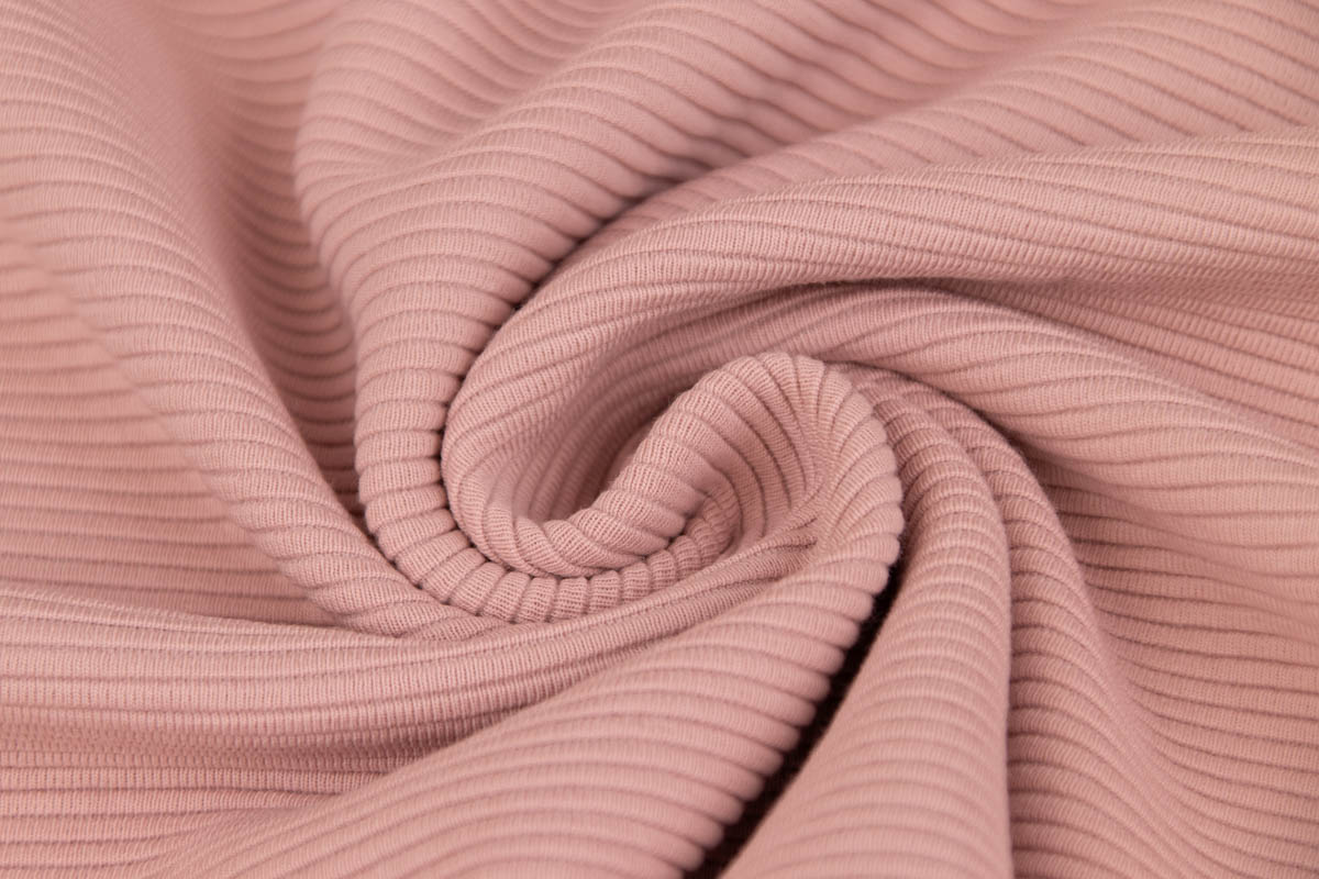 Teplákovina 3D - Stripe - světlá starorůžová