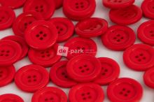 DE-PARK gombíky - 2cm - červená - 337