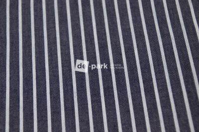 Džínsovina Chambray - Prúžok - modrá (4)