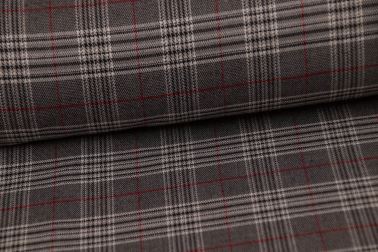 Tartan - skotská kostka - šedá