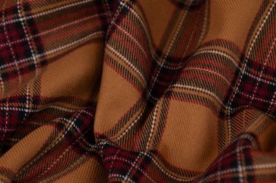 Tartan - skotská kostka - koňaková (5)