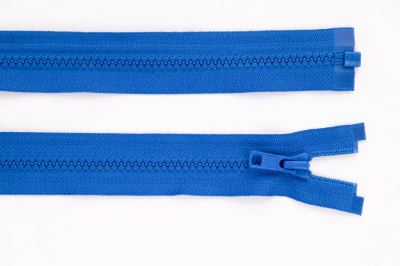 Zip YKK - kostěný dělitelný - královsky modrá - 558