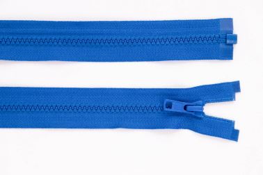 Zip YKK - kostený deliteľný - kráľovsky modrá - 558