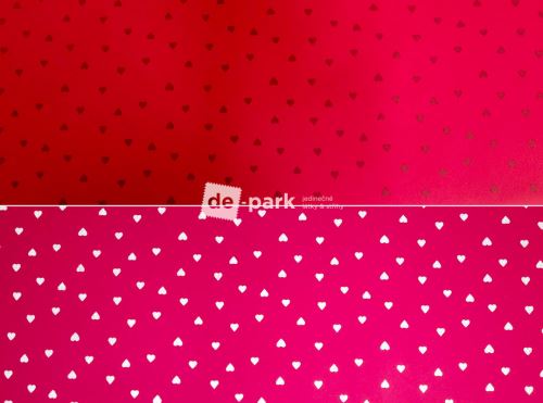 Zimní softshell reflexní 10/3 - Srdíčka - sytě růžová Zimní softshell reflexní 10/3 - Srdíčka - sytě růžová