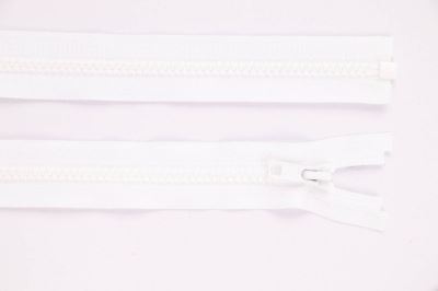 Zips YKK - kostený delitel'ný - biela - 001
