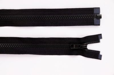 Zip YKK - kostěný dělitelný - černá - 999