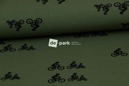 Úplet - KOLEKCE CYKLISTI - army khaki - 684