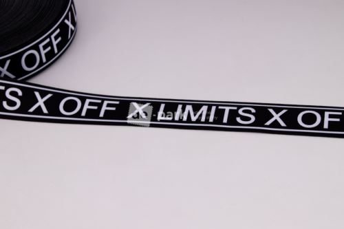 Guma -  LIMITS X OFF - bílá na černé