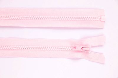 Zip YKK - kostený deliteľný - svetlo ružová - 331