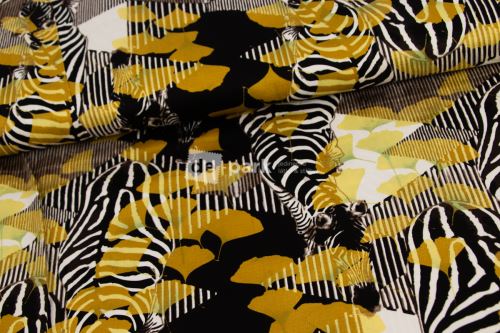 Zebra - pružná tkanina