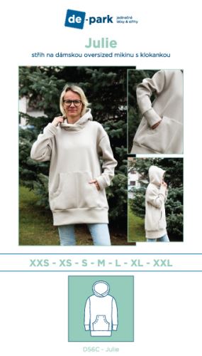 Papírový střih - Julie vel. XXS-XXL
